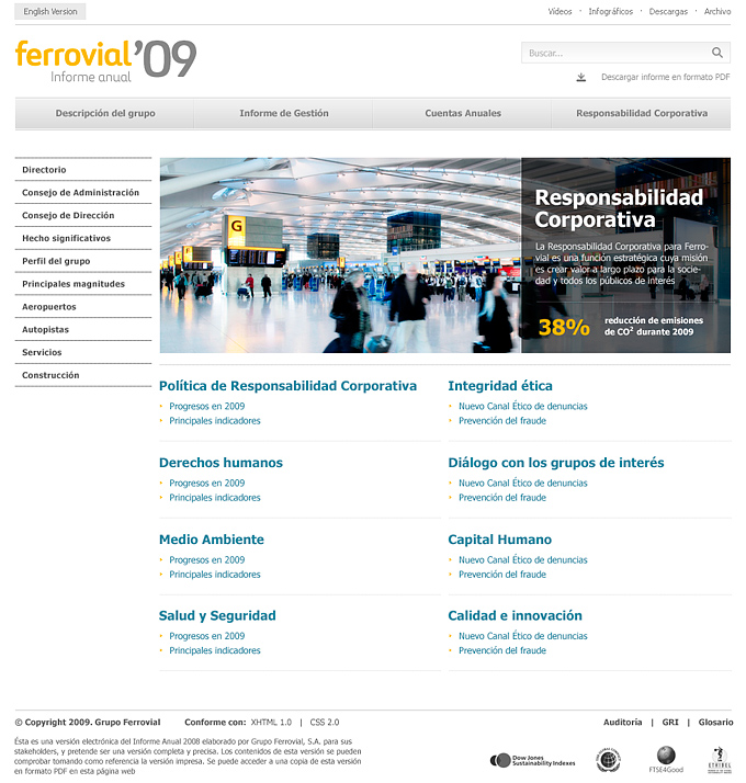 Portadilla - Informe anual de Ferrovial