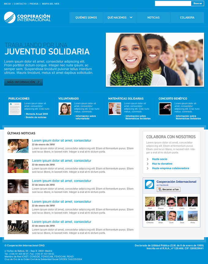 Página de inicio - Cooperación Internacional ONG